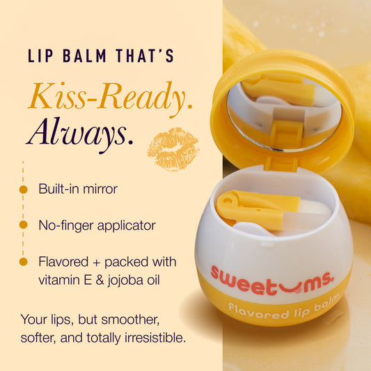 Sweetums Pineapple Flavored Lip Balm