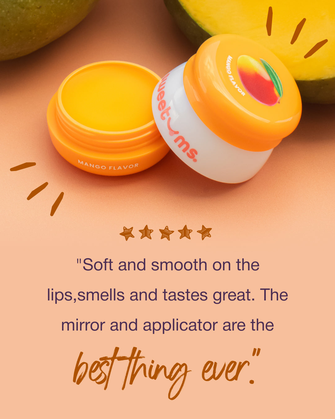 Sweetums Mango Flavored Lip Balm
