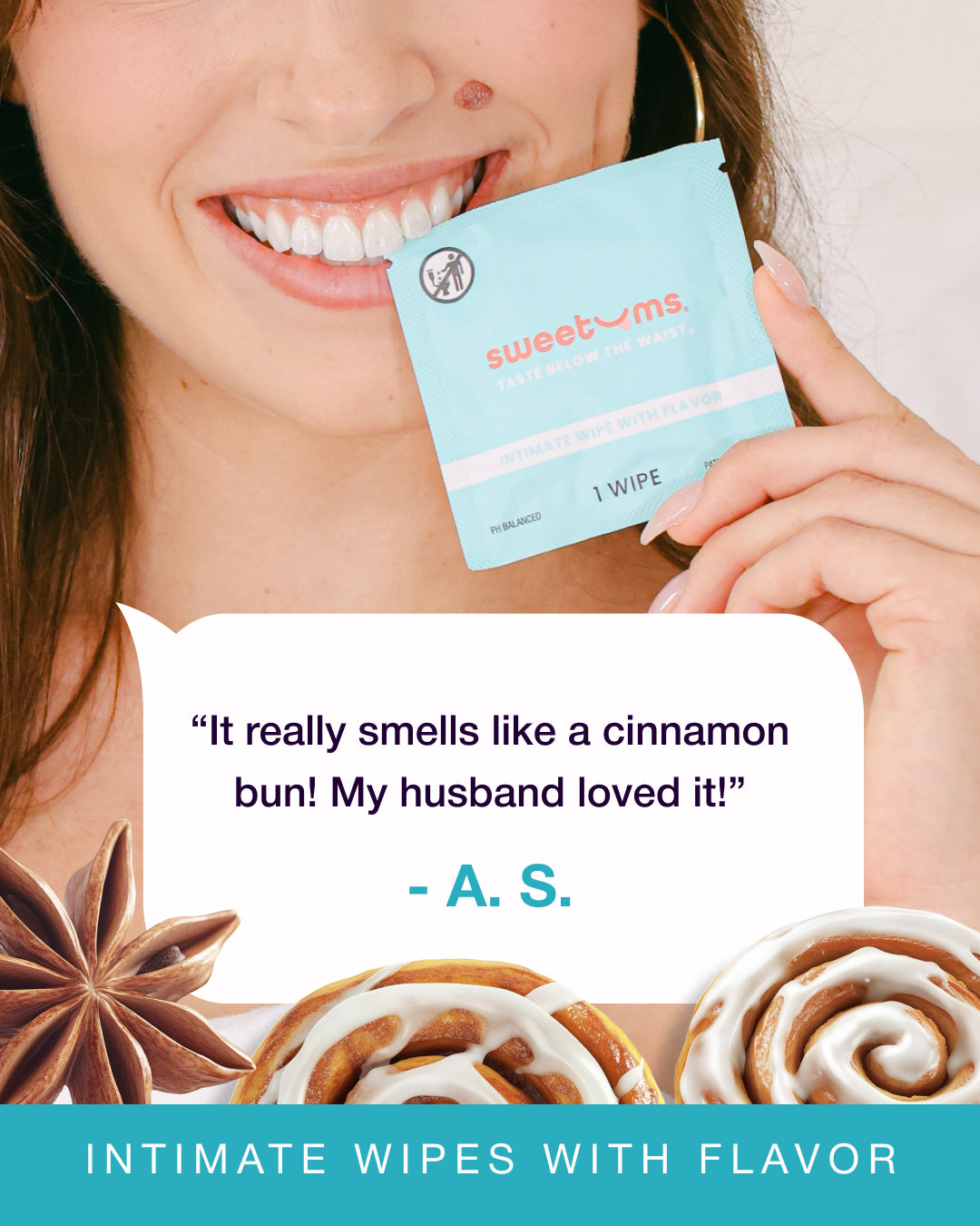 Cinnamon Bun Flavored Wipes