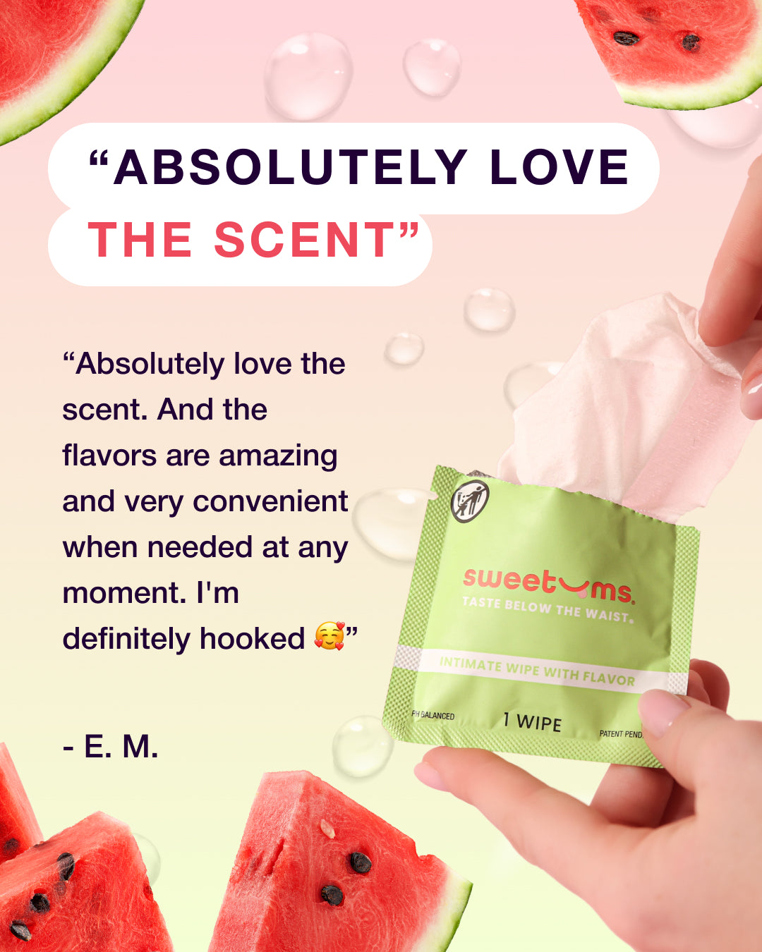 Watermelon Flavored Wipes