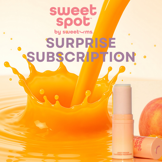 Sweet Spot by sweetums fragrance with orange juice and peach fragrance stick.