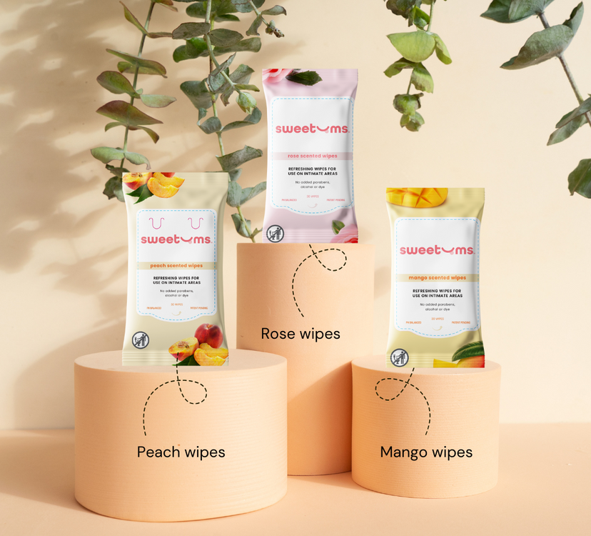 Sweetums Scented and Unflavored Daily Wipes