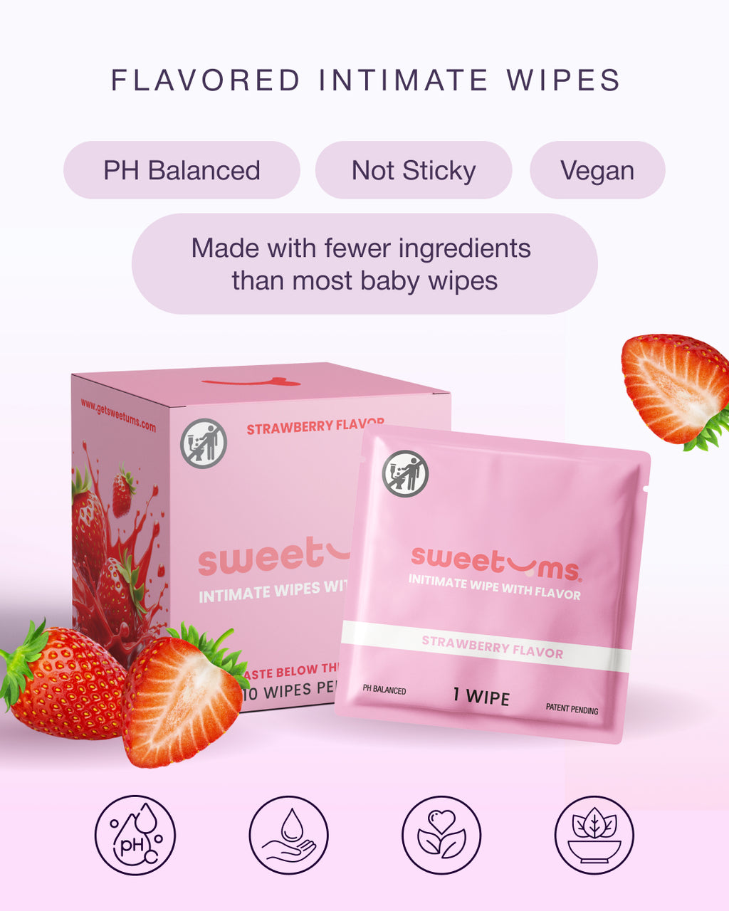 g21 ultra whitening 10x glutathione Strawberry Sweetums Wipes
