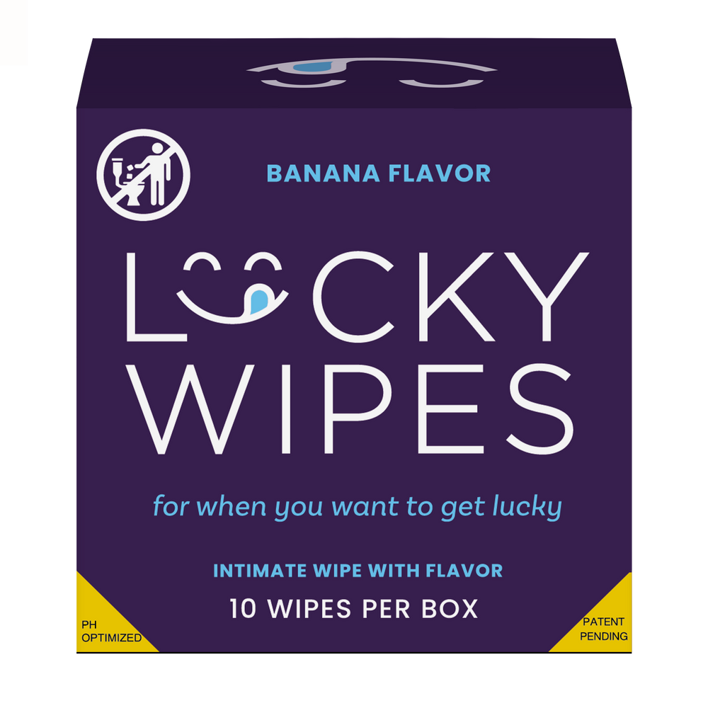 Banana Flavored Lucky Wipes For Men