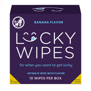 Banana Flavored Lucky Wipes For Men