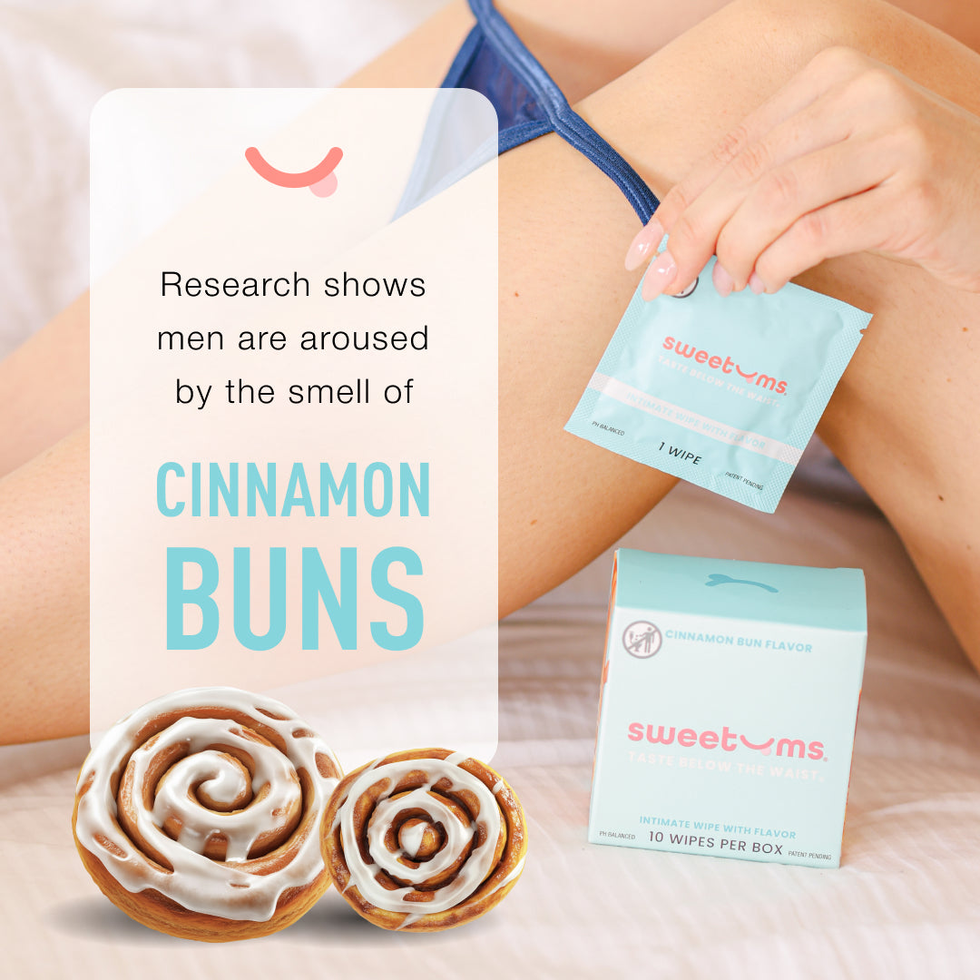 Feminine Wipes | Natural pH Balanced Cinnamon Flavored Adult Wipes