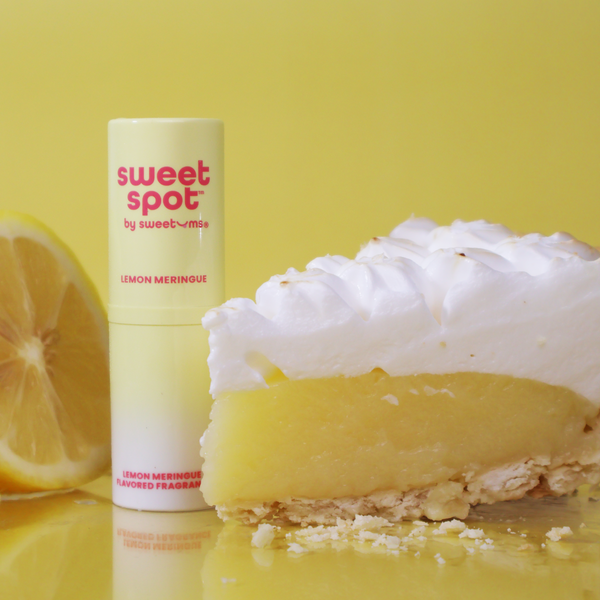 Lemon Meringue scented and flavored Sweet Spot solid fragrance