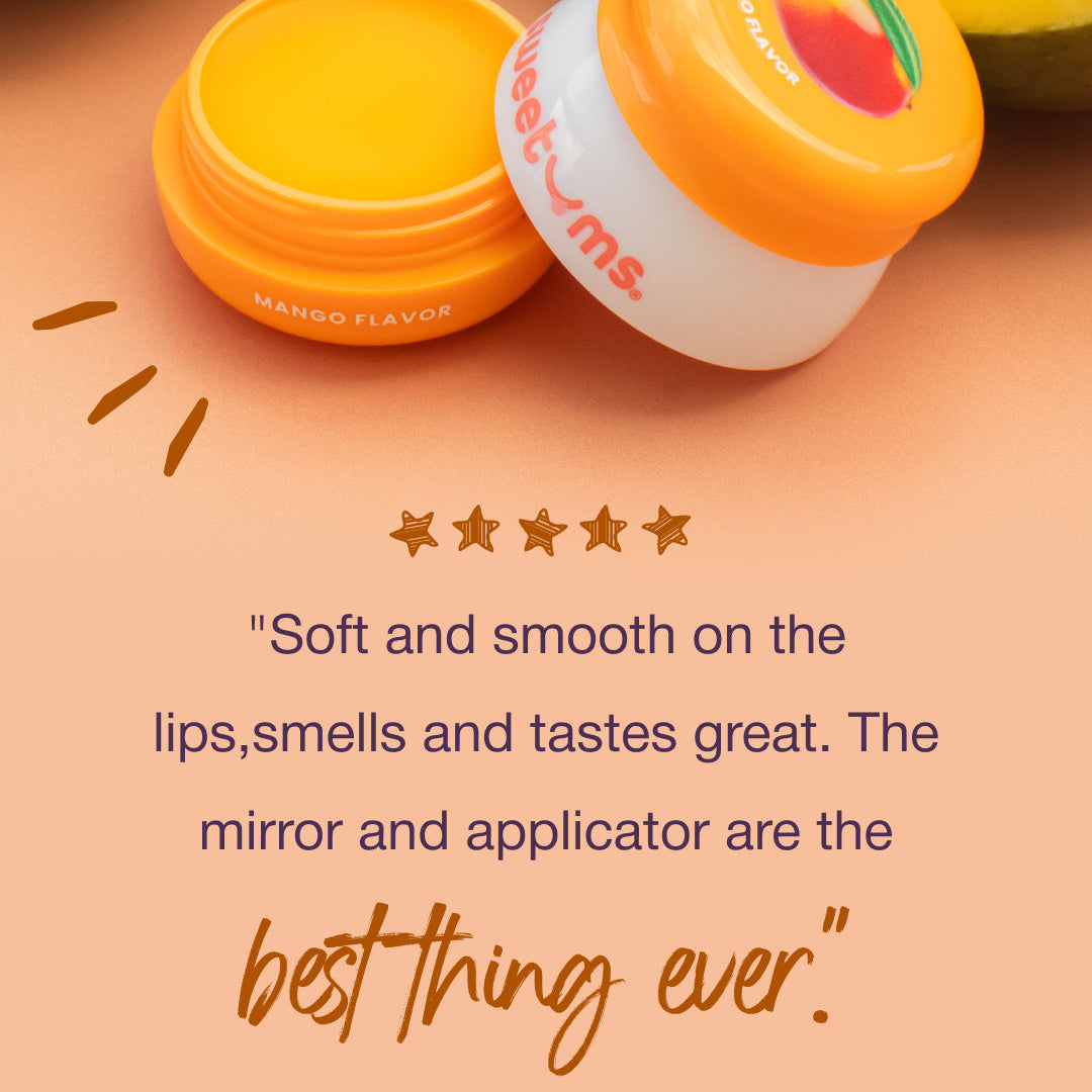 mango flavored lip balm review and photo