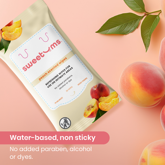 Peach Scented and Unflavored Daily Wipes