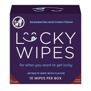 Strawberries and Cream Flavored Men's Wipes