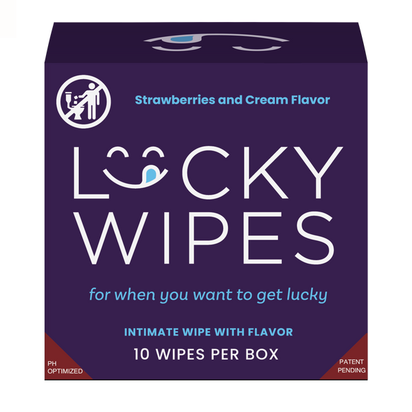 Strawberries and Cream Flavored Men's Wipes