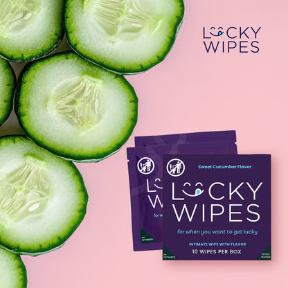 lucky wipes with cucumbers