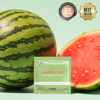watermelon flavored intimate wipes
