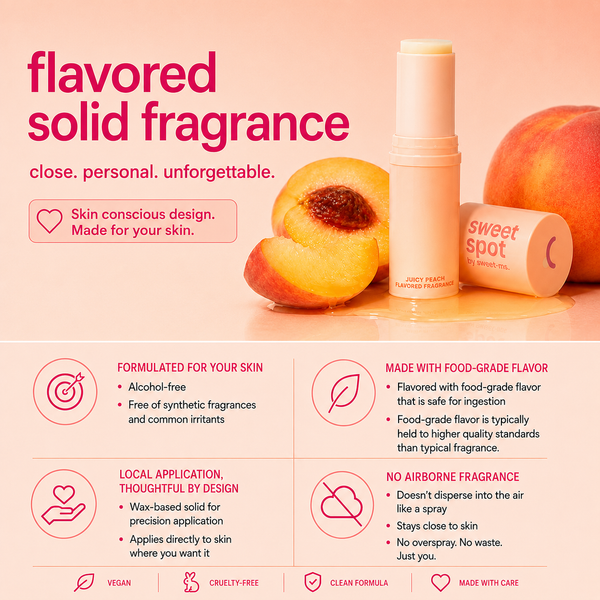 Juicy Peach Flavored Solid Fragrance