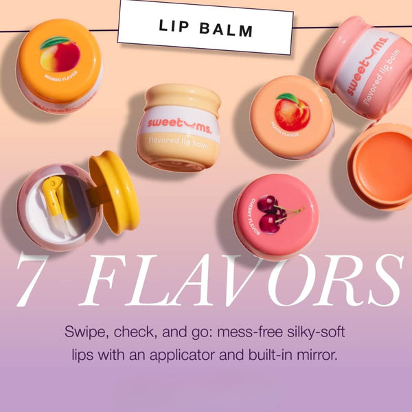 Sweetums Flavored Lip Balm Bundle – Our Biggest Lip Balm Savings 🍒🍯🍑