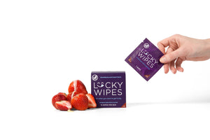 Strawberries and Cream Flavored Men's Wipes