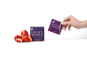 Strawberries and Cream Flavored Men's Wipes