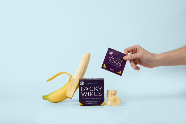 Banana Flavored Lucky Wipes For Men