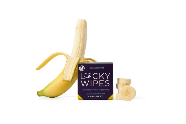 Banana Flavored Lucky Wipes For Men