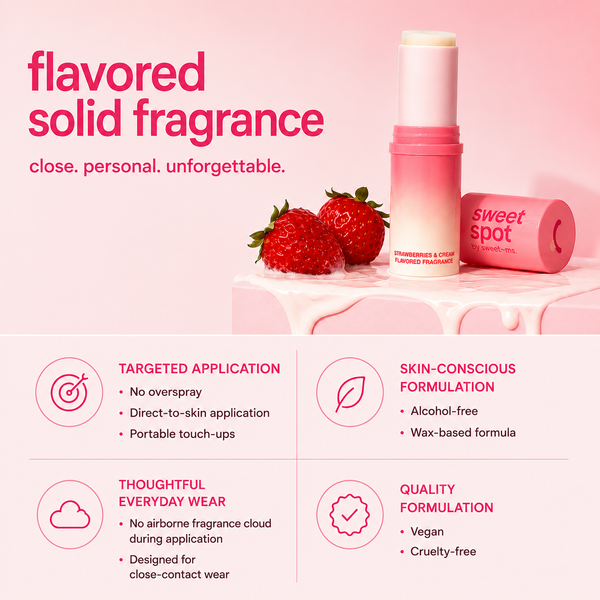Strawberries and Cream Flavored Solid Fragrance